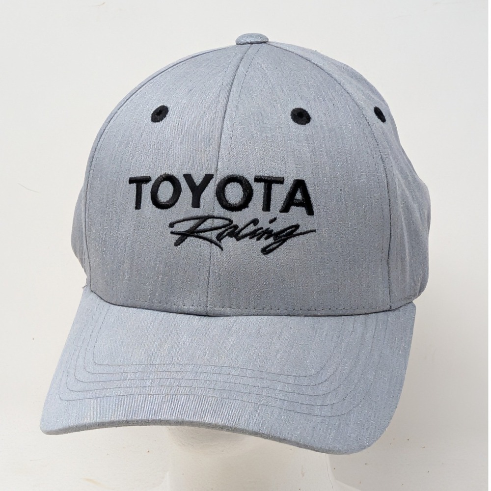 Toyota Racing Baseball Cap Grey Heather Embroidered Adjustable Hat